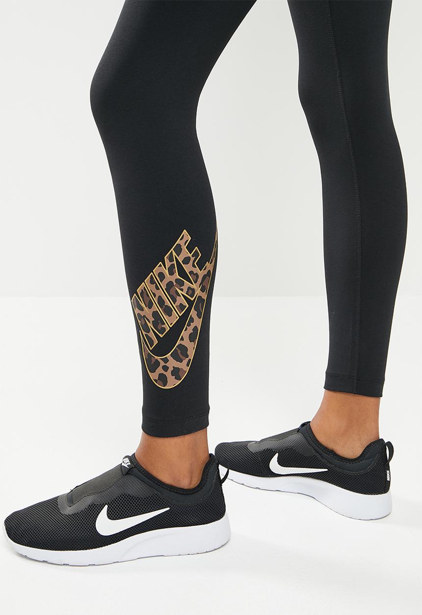 Nike - W nsw gx prnt mid rise legging - black 