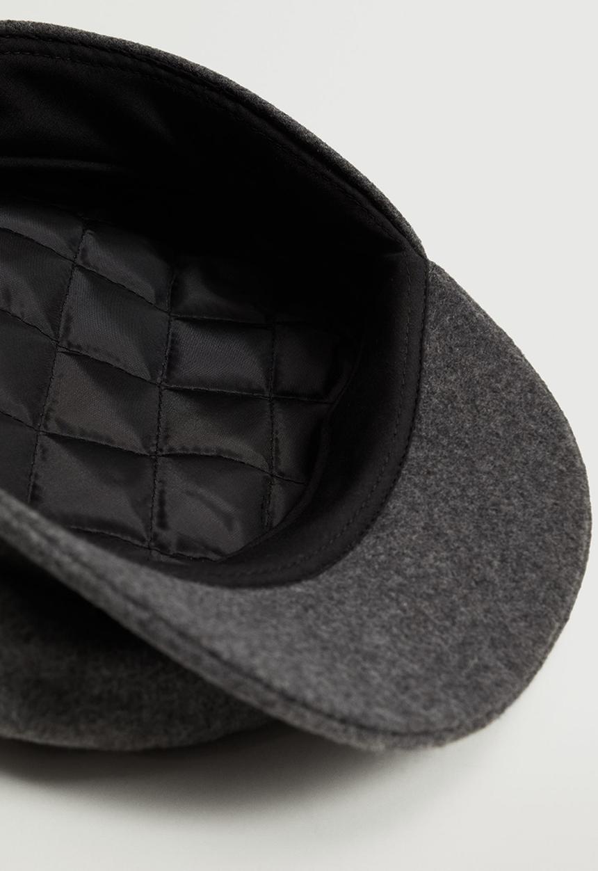 MANGO - Visor beret - grey