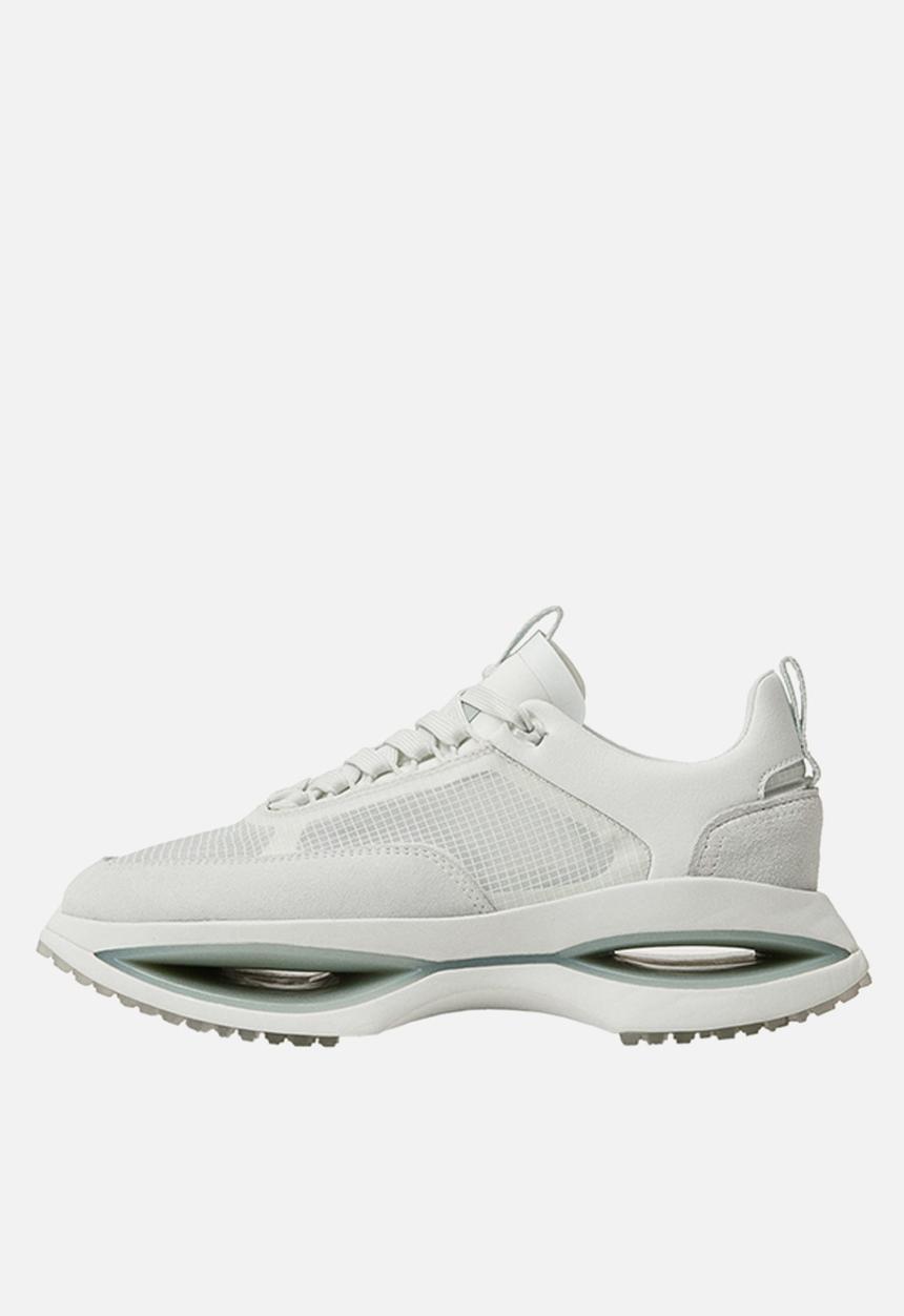 MANGO - Iconic leather sneaker - turquoise / aqua