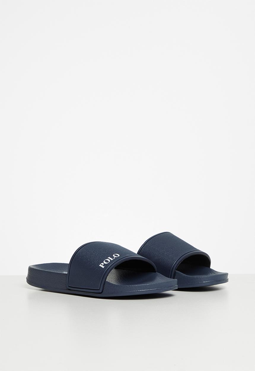 POLO - Skylar plain pool sandal - navy