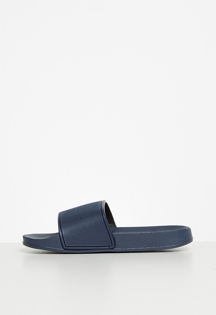 POLO - Skylar plain pool sandal - navy