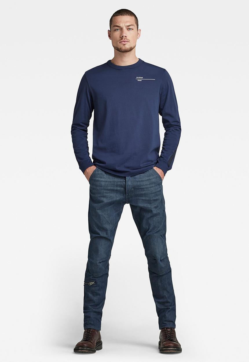 G-STAR - Pilot 3d slim - worn in leaden