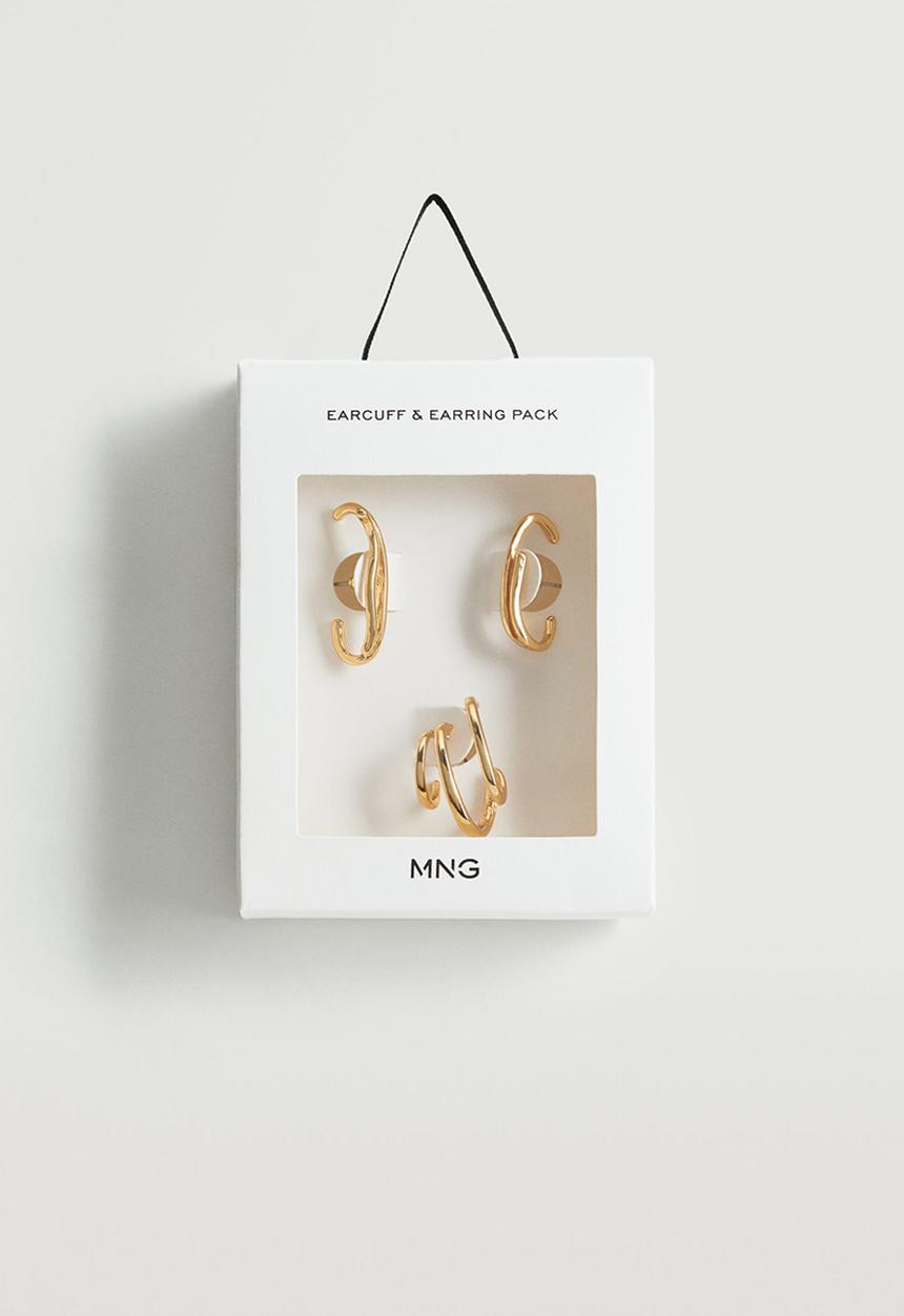 MANGO - Mixed earring set - gold