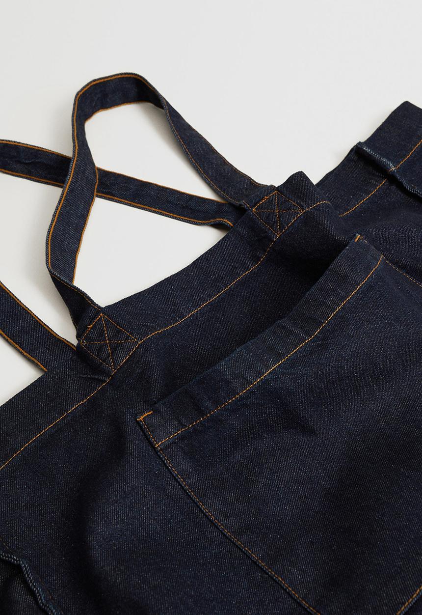 MANGO - Denim shopper bag - blue