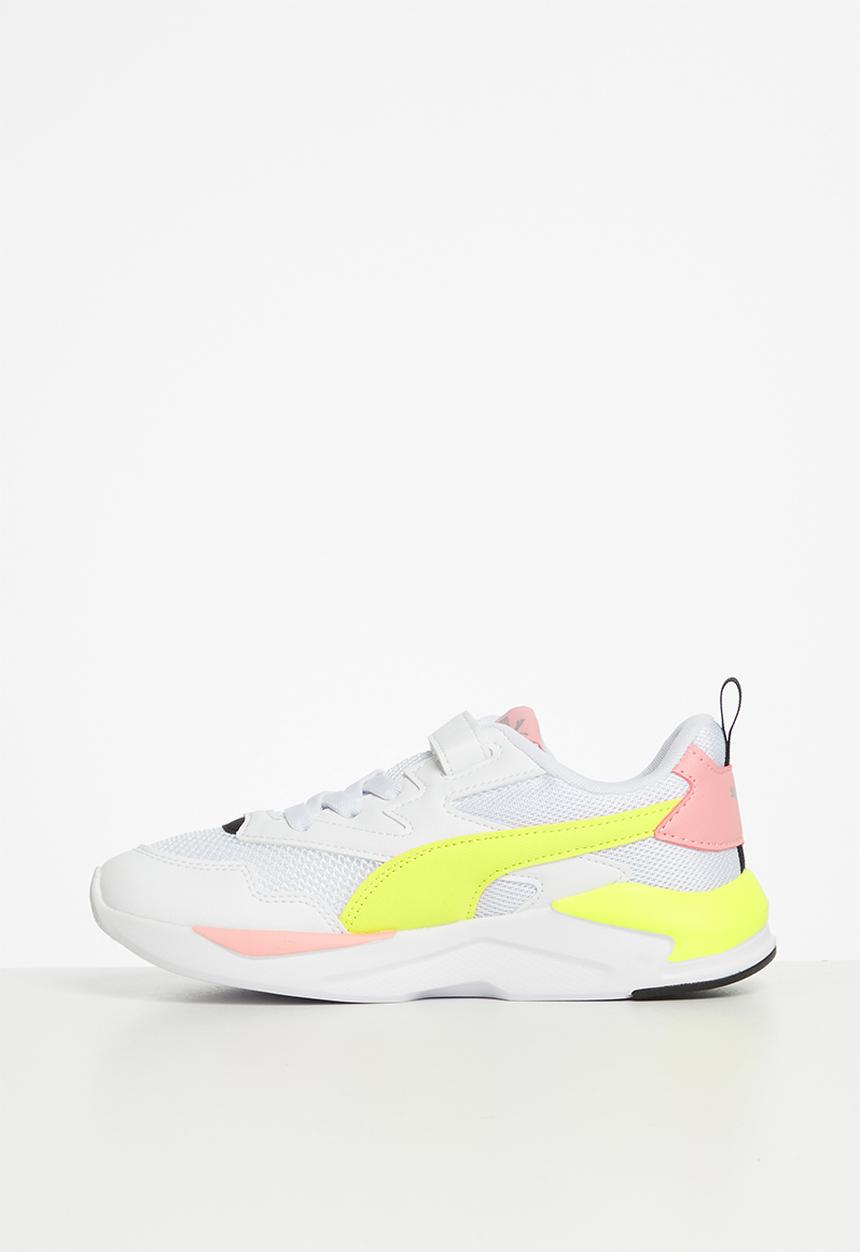 PUMA - X-ray lite ac ps - puma white-nrgy yellow-peony-puma black
