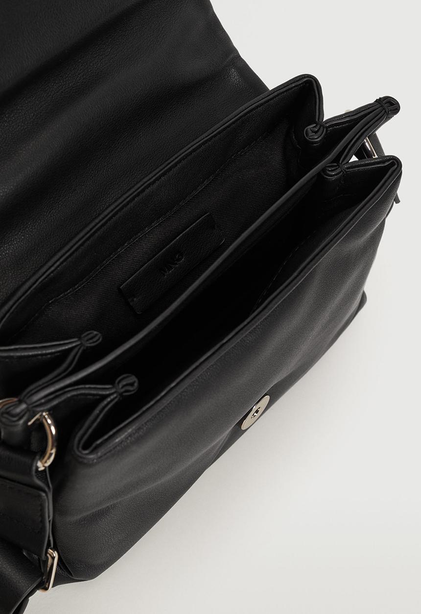 MANGO - Quilted shoulder bag - black