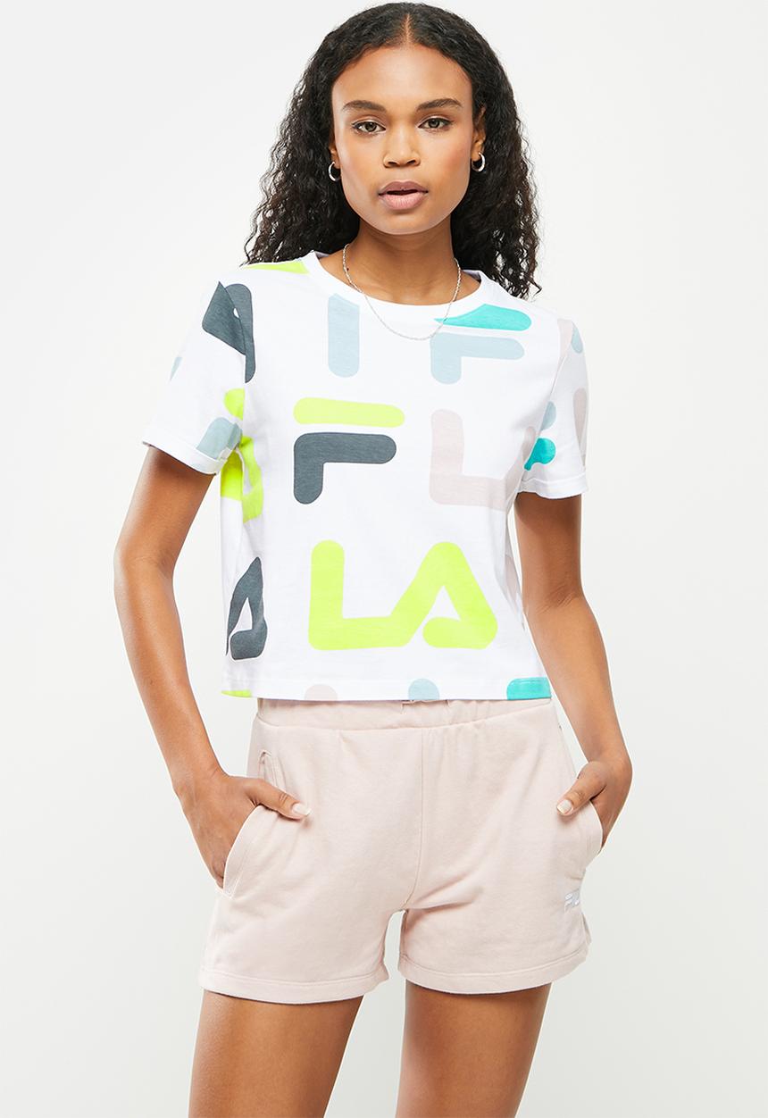 FILA - Athena crop top - white