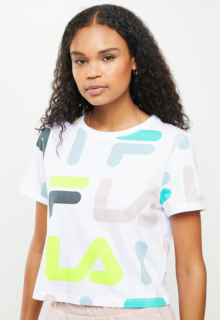 FILA - Athena crop top - white