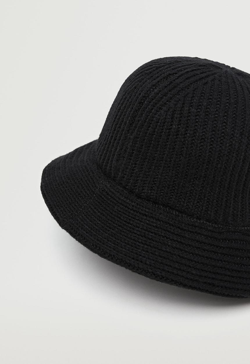 MANGO - Bucket hat - black
