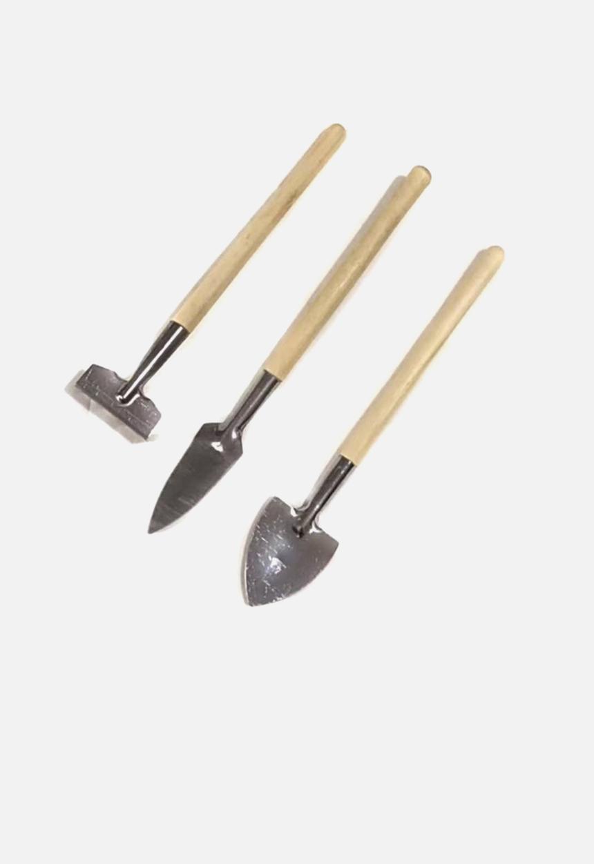 Sixth Floor - Mini tools gardening set - natural