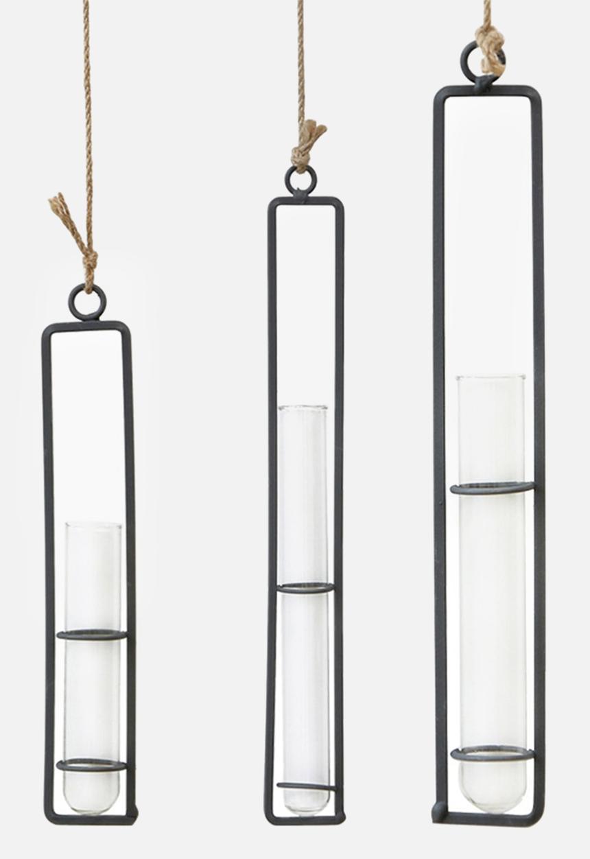 Sixth Floor - Hanging pot plants set of 3 - metal