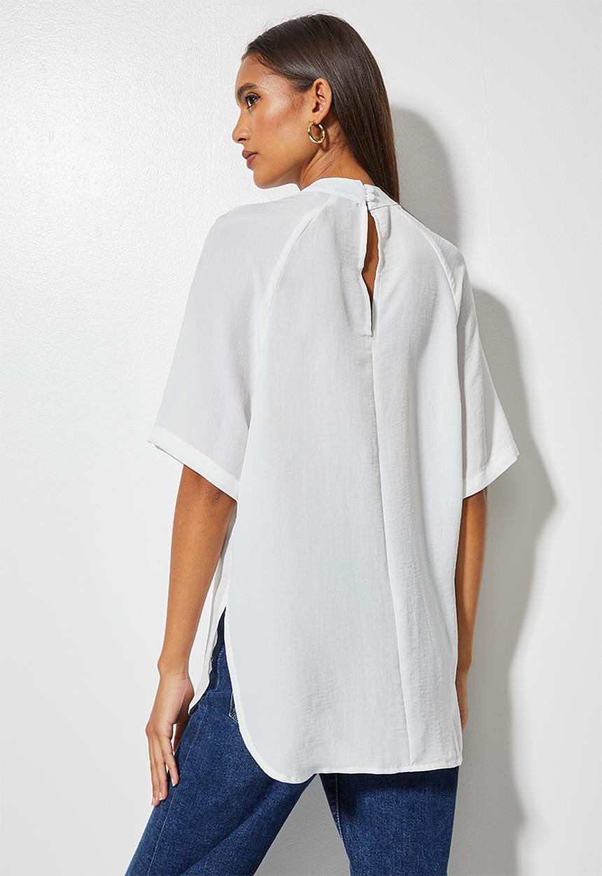 Superbalist - Raglan sleeve shell - white