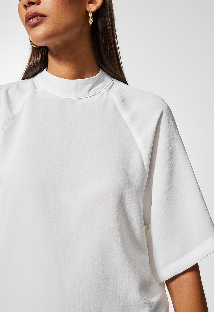 Superbalist - Raglan sleeve shell - white