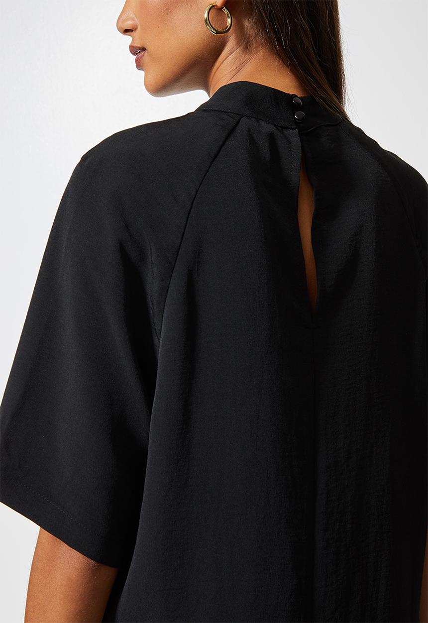 Superbalist - Raglan sleeve shell - black
