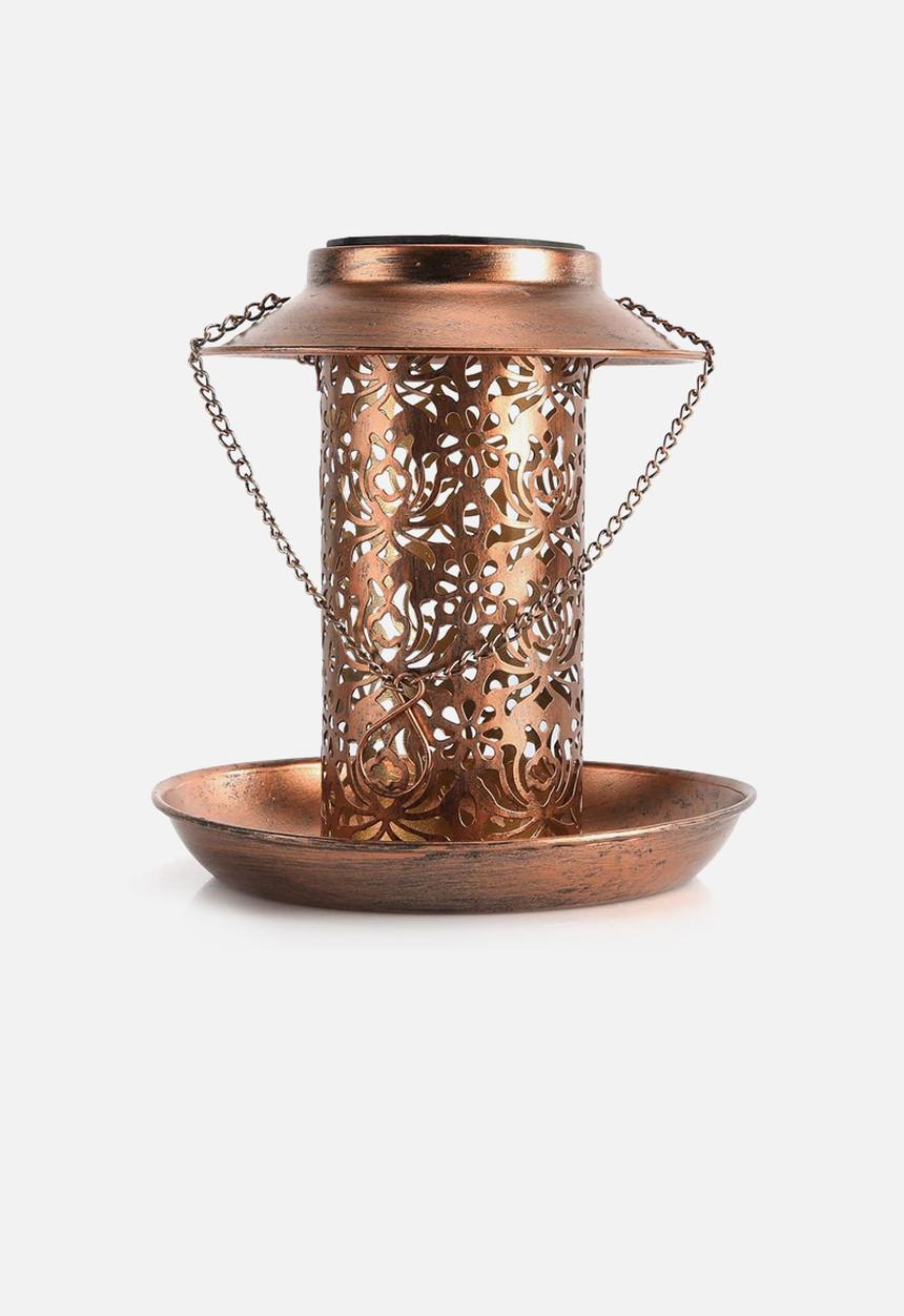 Sixth Floor - Solar bird feeder - bronze