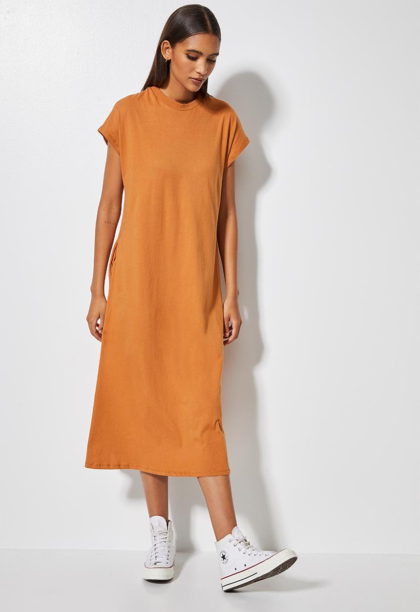 Superbalist - Sleeveless T-shirt dress - nugget