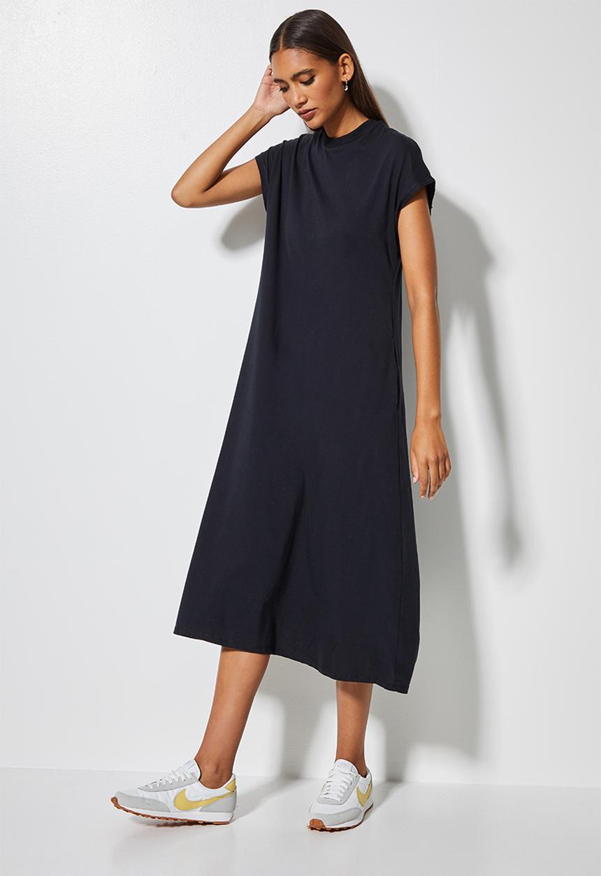 Superbalist - Sleeveless T-shirt dress - black