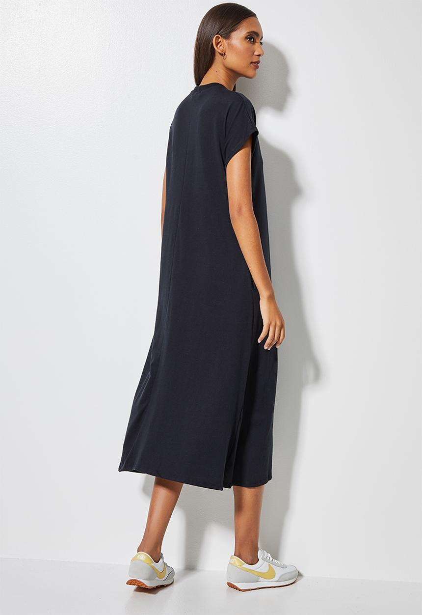 Superbalist - Sleeveless T-shirt dress - black