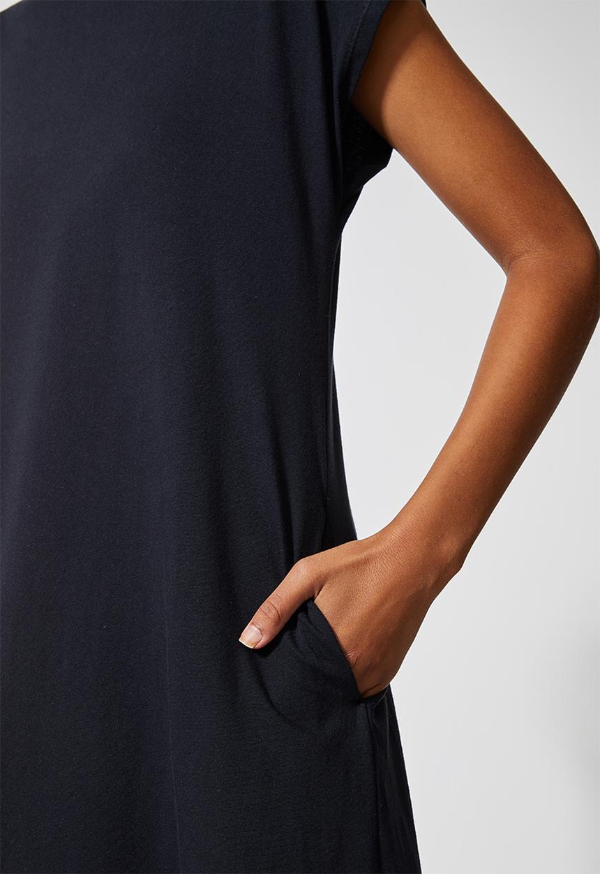 Superbalist - Sleeveless T-shirt dress - black