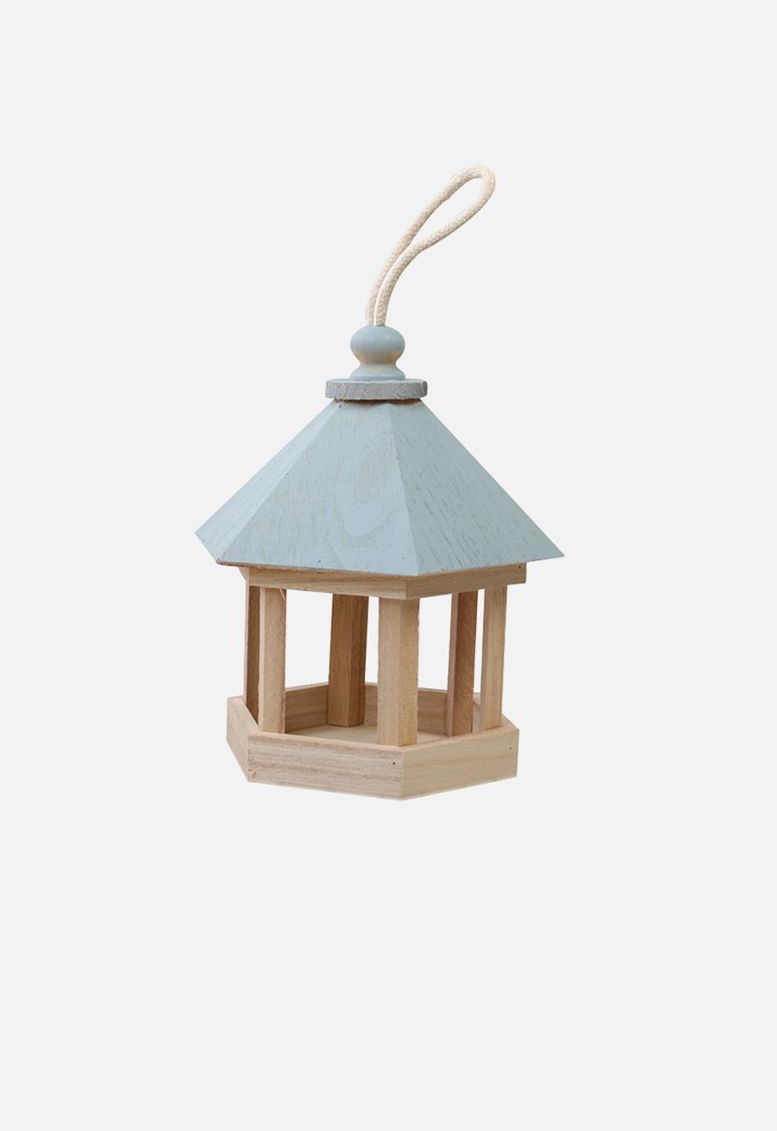 Sixth Floor - Wooden bird feeder - blue