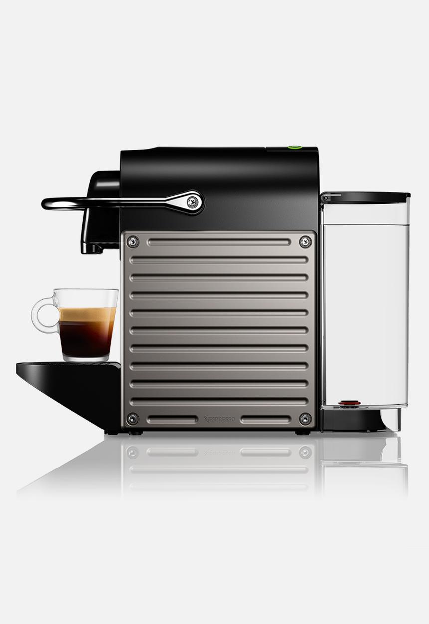 Nespresso - Pixie coffee machin - electric titanium