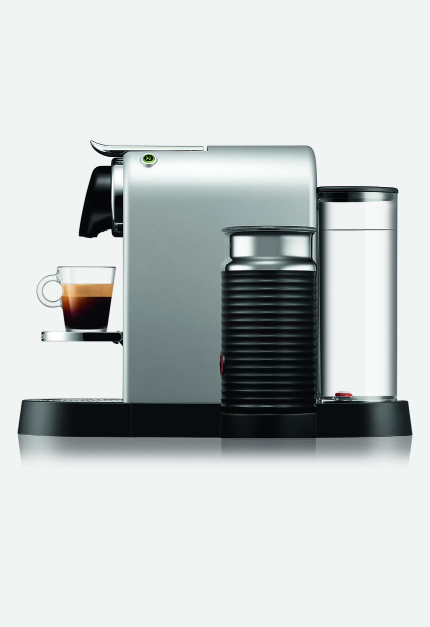 Nespresso - Citiz & milk coffee machine - silver