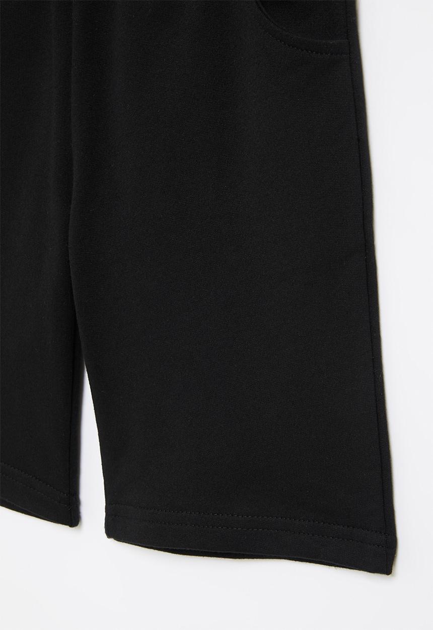 Pop Candy - Boys plain sweatshorts - black