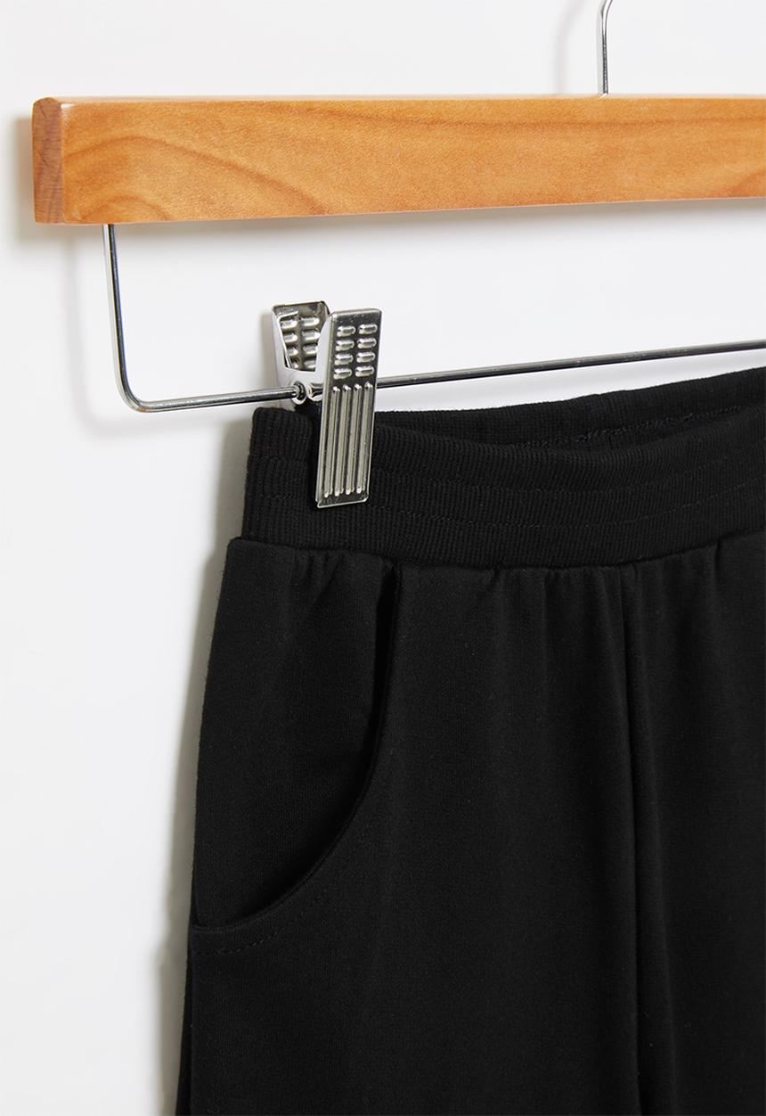 Pop Candy - Boys plain sweatshorts - black