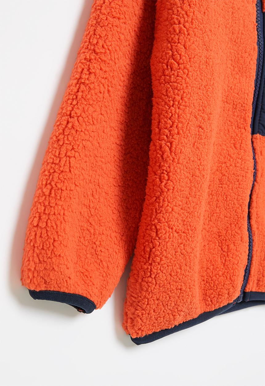 Pop Candy - Boys polar fleece jacket - orange