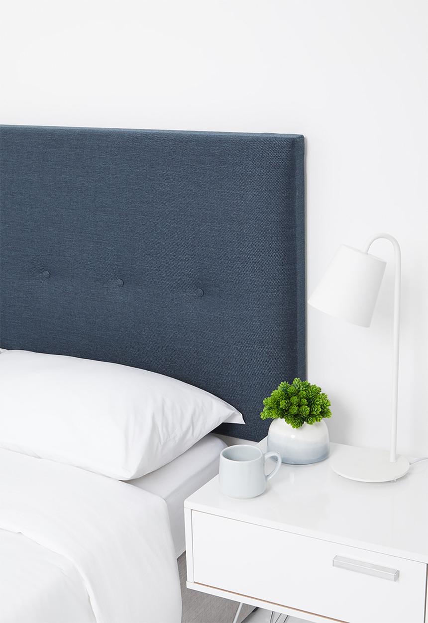 Sixth Floor - Copenhagen Surface button headboard - blue