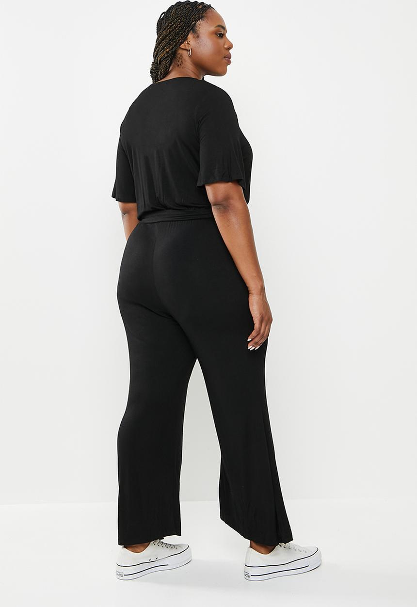 Glamorous - Plus aurora jumpsuit - black