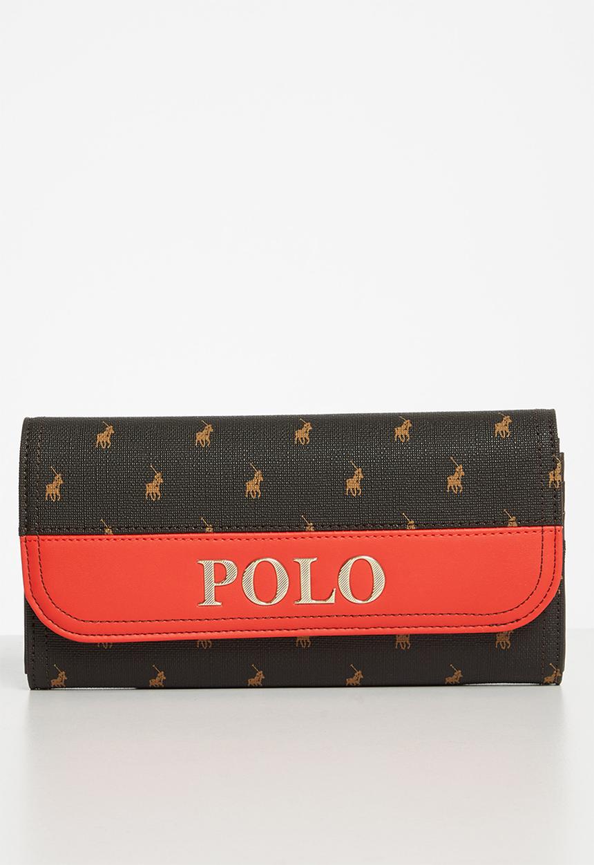 POLO - Polo canterbury clutch purse - brown