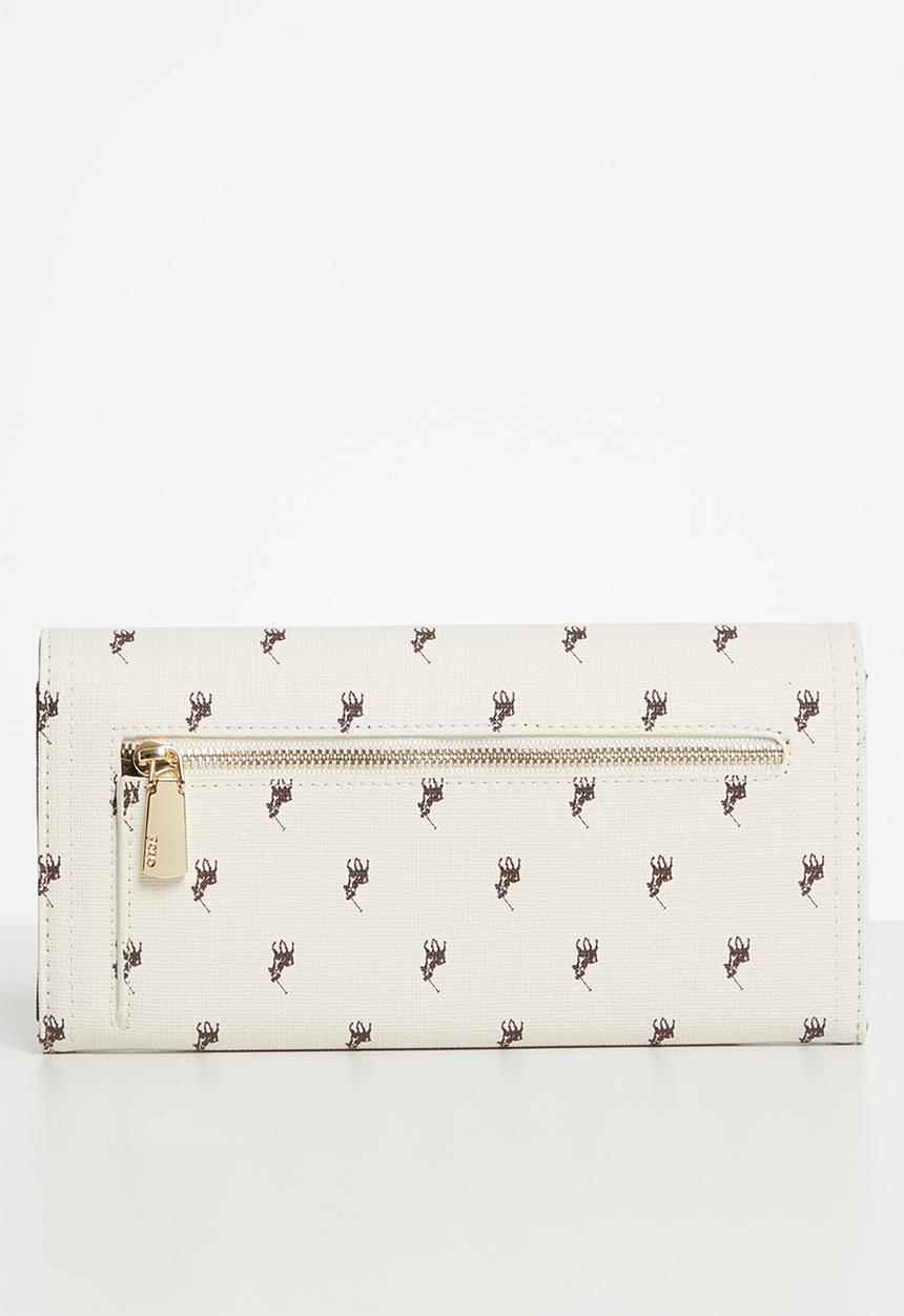 POLO - Polo canterbury clutch purse - cream