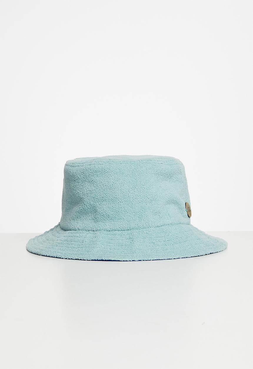 Simon and Mary - Towelling bucket hat - sky blue w/ royal blue