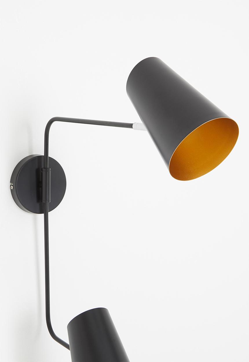 Sixth Floor - Spider wall light - black