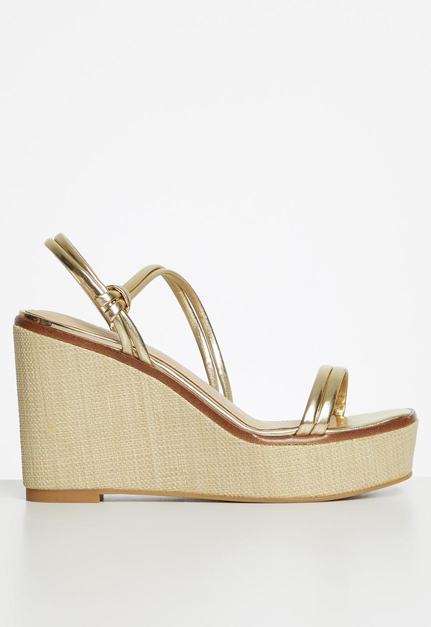 ALDO - Eldin wedge heel - champagne