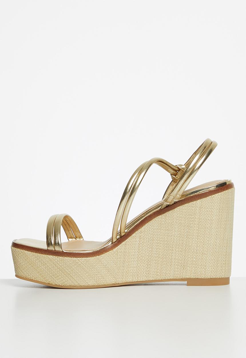 ALDO - Eldin wedge heel - champagne