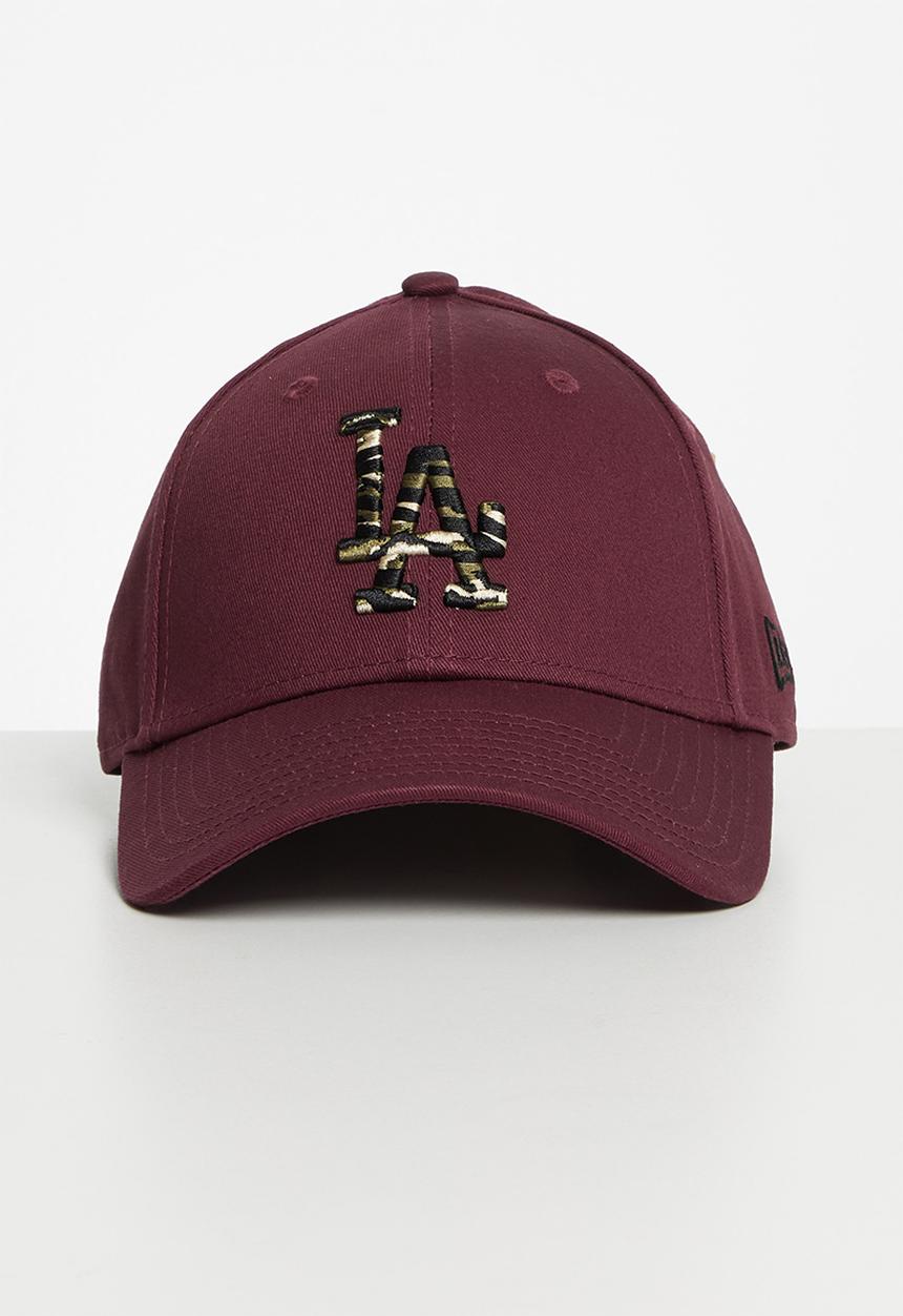 New Era - Wild camo 9forty - maroon
