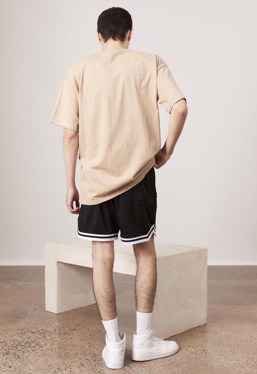 Factorie - Premium oversized graphic T- shirt - almond/unified multi print
