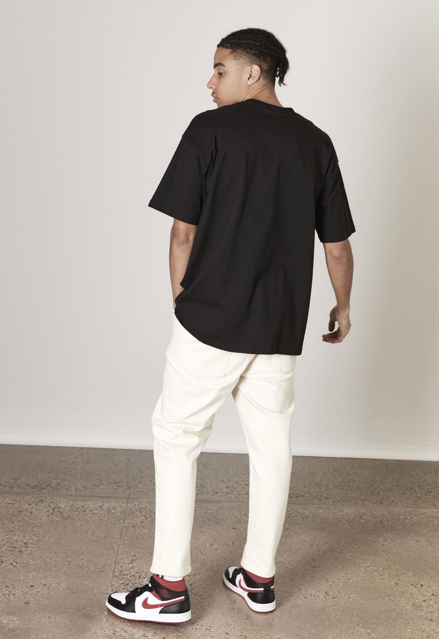 Factorie - Premium oversized graphic t shirt - black