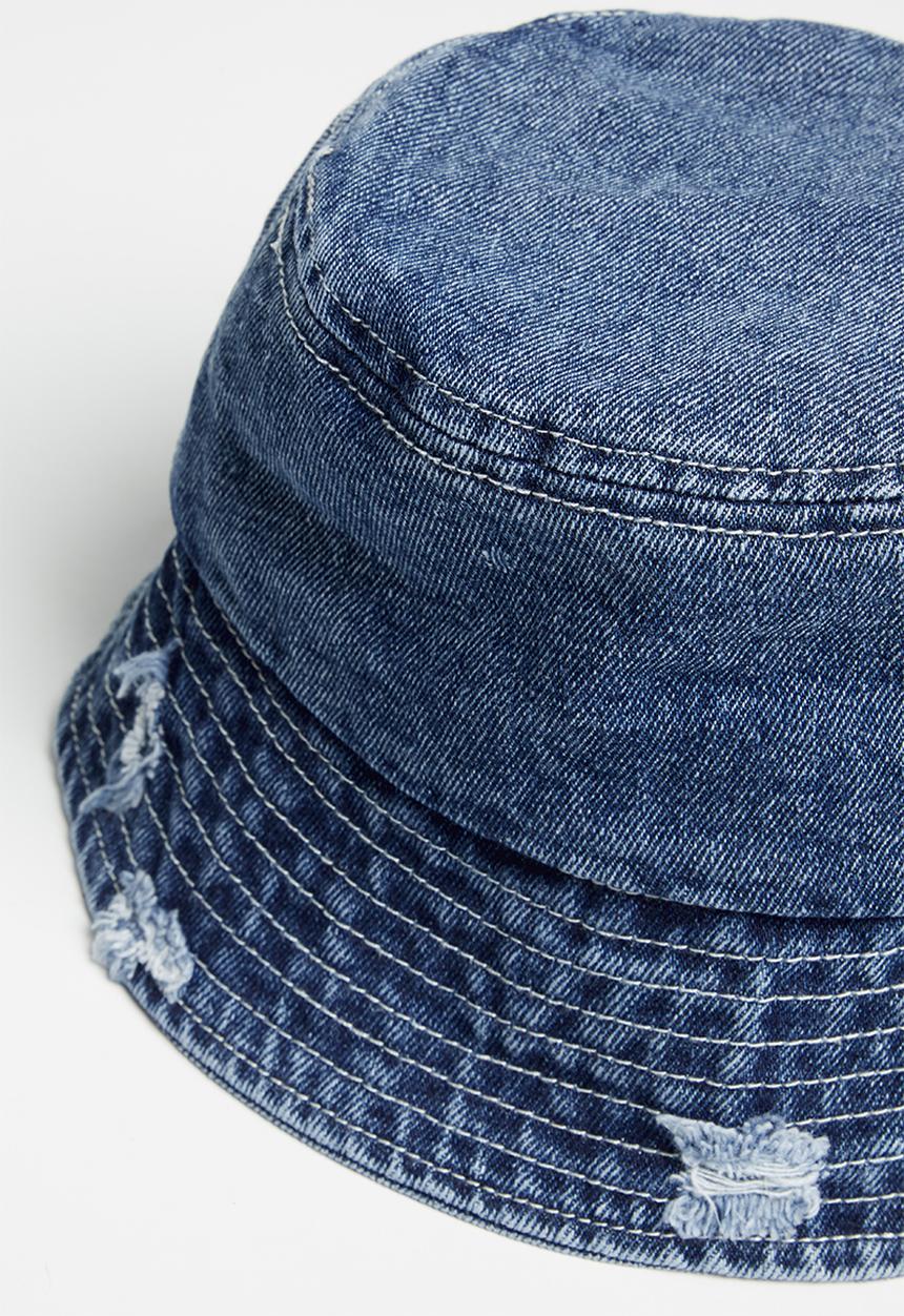 Pop Candy - Denim bucket hat - blue