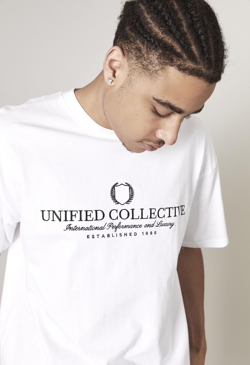 Factorie - Premium oversized graphic t shirt - white/unified collective