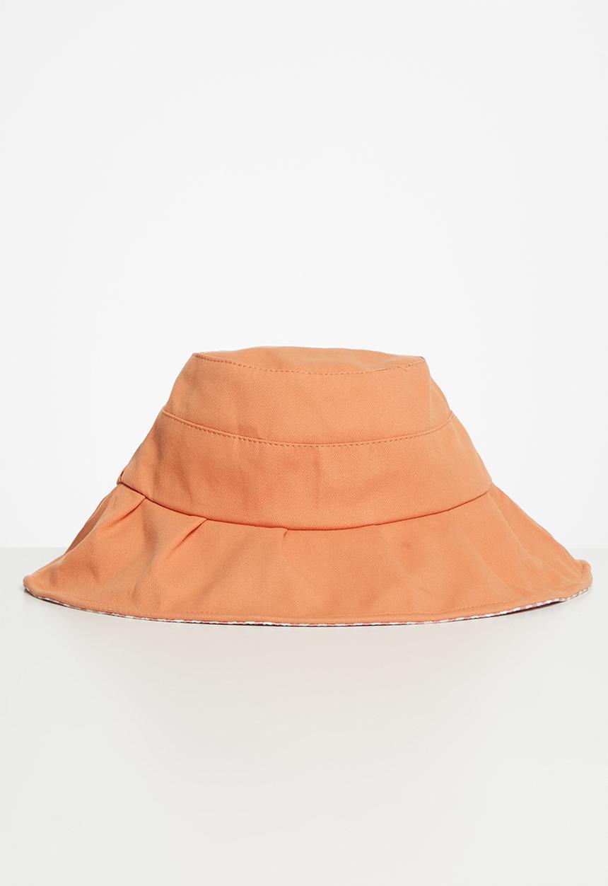 Pop Candy - Girls bow summer hat - orange