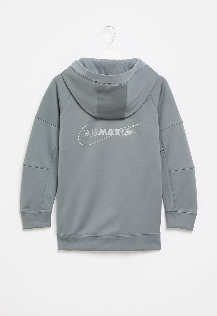 Nike - B nsw air max cvs fz hoodie bb - cool grey/black