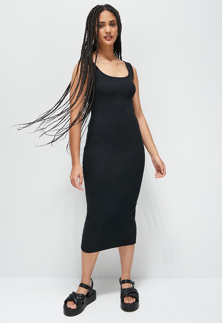 Blake - Tank bodycon mini dress - black