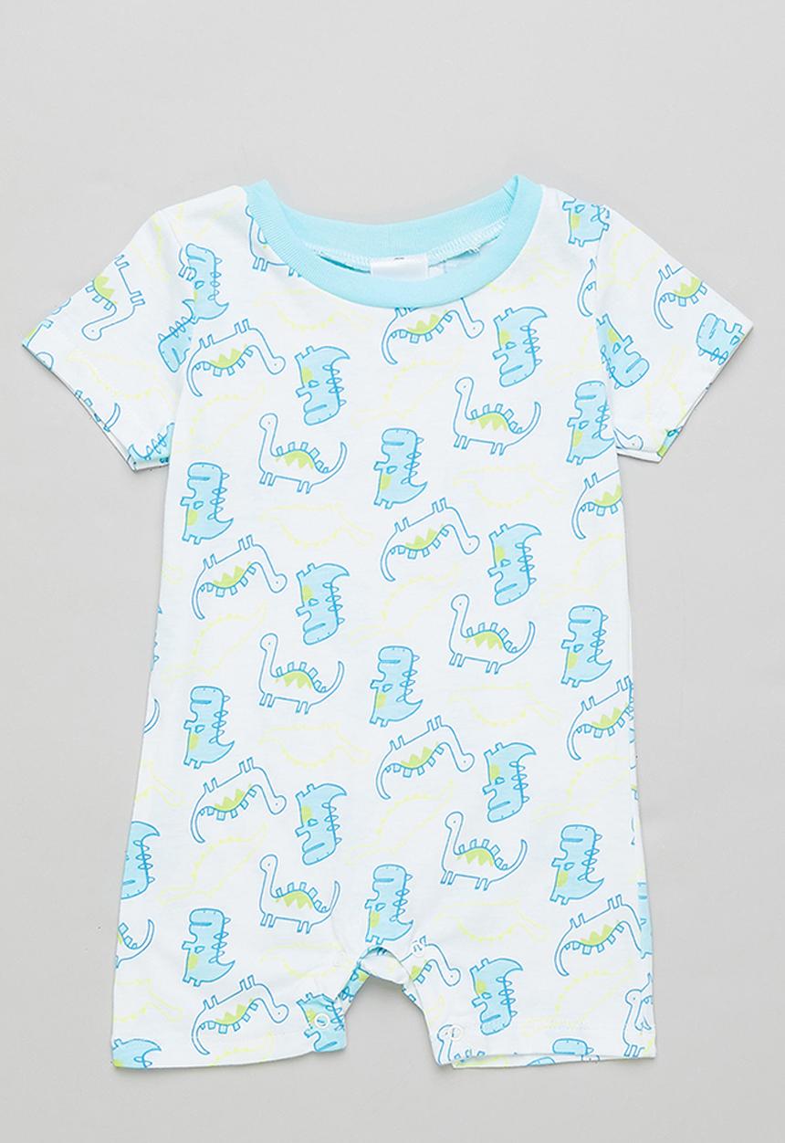Pop Candy - Baby boys 2 pack short sleeve romper - multi 