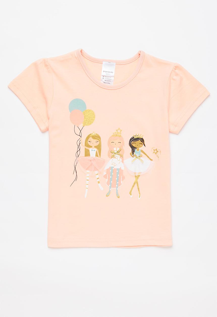 Pop Candy - Girls ballerina tee - pink