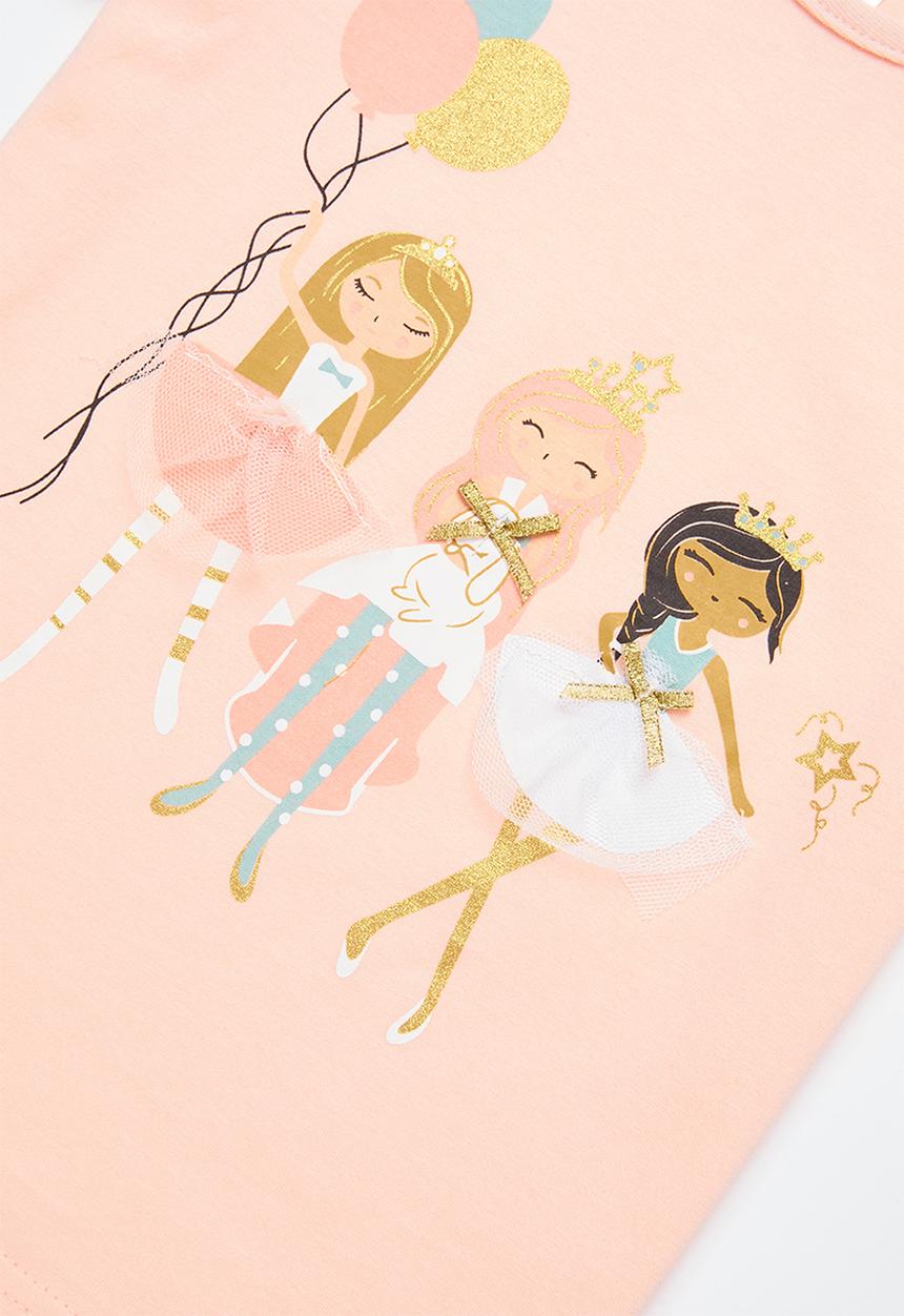 Pop Candy - Girls ballerina tee - pink