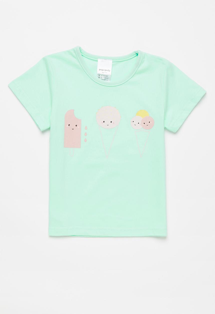 Pop Candy - Girls short sleeve tee - aqua