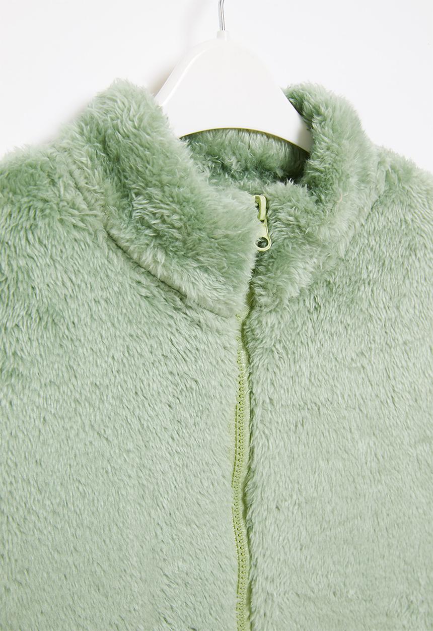 Pop Candy - Boys zip through jacket - mint
